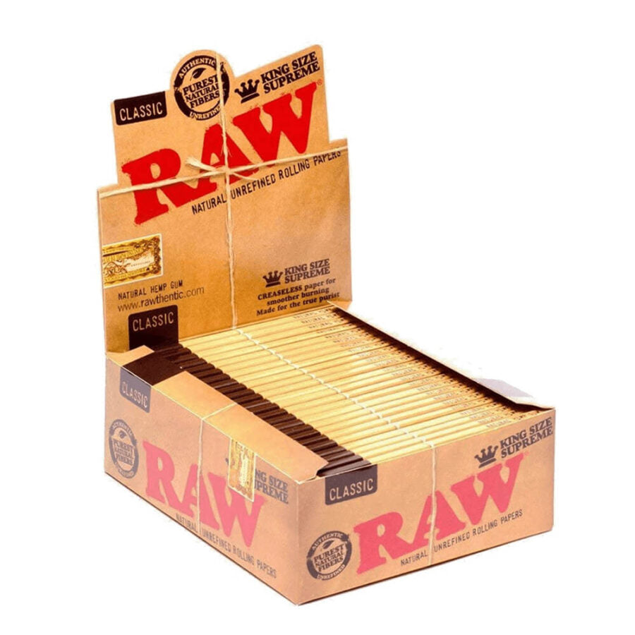 RAW KINGSIZE SLIM PAPERS CLASSIC (50pcs/display)